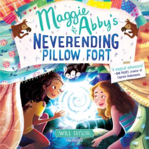 Maggie & Abby Book Art The book art for Maggie and Abby's Neverending Pillow Fort